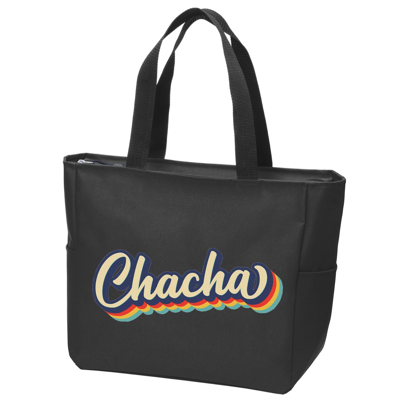 Retro Chacha FatherS Day Zip Tote Bag