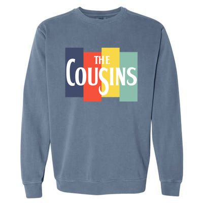 Retro Cousin For Toddlers Adults Matching Family Garment-Dyed Sweatshirt