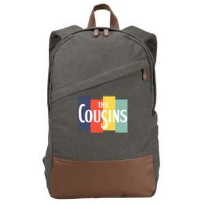 Retro Cousin For Toddlers Adults Matching Family Cotton Canvas Backpack