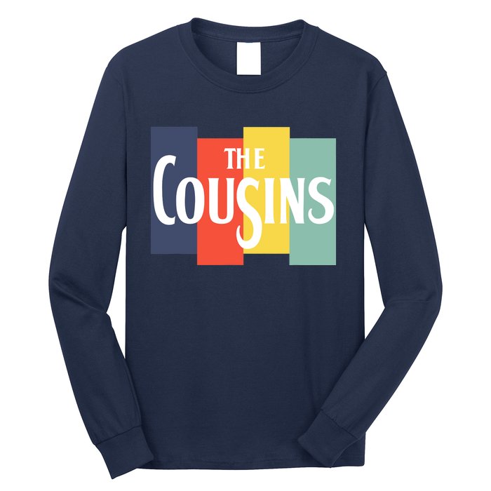 Retro Cousin For Toddlers Adults Matching Family Long Sleeve Shirt