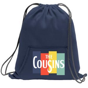 Retro Cousin For Toddlers Adults Matching Family Sweatshirt Cinch Pack Bag