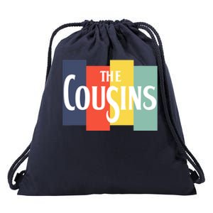 Retro Cousin For Toddlers Adults Matching Family Drawstring Bag