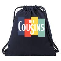 Retro Cousin For Toddlers Adults Matching Family Drawstring Bag