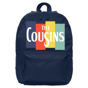 Retro Cousin For Toddlers Adults Matching Family 16 in Basic Backpack