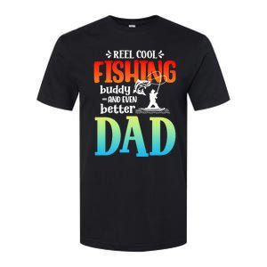 Reel Cool Fishing Buddy And Even Better Dad Fathers Day Cute Gift Softstyle CVC T-Shirt