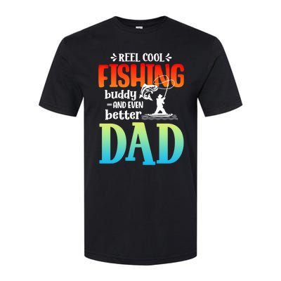 Reel Cool Fishing Buddy And Even Better Dad Fathers Day Cute Gift Softstyle CVC T-Shirt