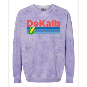 Retro Corn & Farming Dekalb Illinois Colorblast Crewneck Sweatshirt