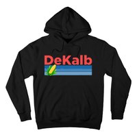 Retro Corn & Farming Dekalb Illinois Hoodie