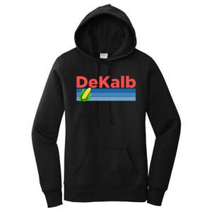 Retro Corn & Farming Dekalb Illinois Women's Pullover Hoodie