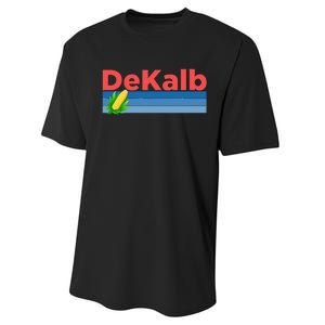 Retro Corn & Farming Dekalb Illinois Performance Sprint T-Shirt