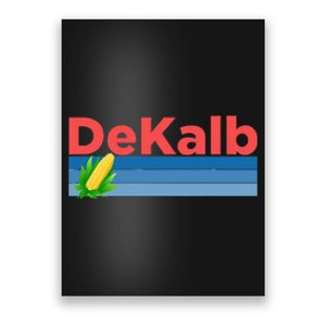 Retro Corn & Farming Dekalb Illinois Poster