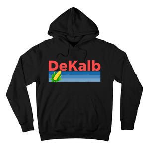 Retro Corn & Farming Dekalb Illinois Tall Hoodie