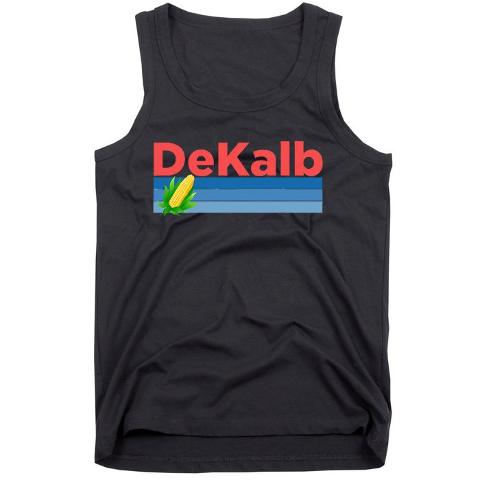 Retro Corn & Farming Dekalb Illinois Tank Top