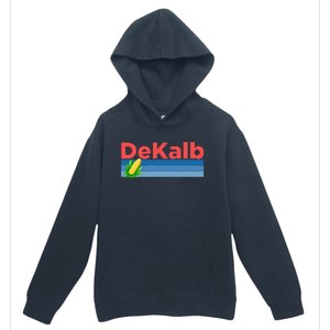 Retro Corn & Farming Dekalb Illinois Urban Pullover Hoodie