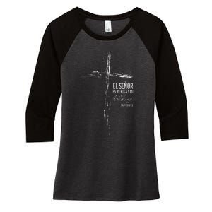 Regalos Cristianos Frases Mensajes Christian Spanish Verse Women's Tri-Blend 3/4-Sleeve Raglan Shirt