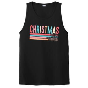 Retro ChristmasChristmas Funny Santa Claus PosiCharge Competitor Tank