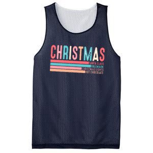 Retro ChristmasChristmas Funny Santa Claus Mesh Reversible Basketball Jersey Tank