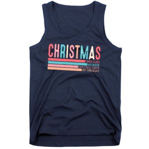 Retro ChristmasChristmas Funny Santa Claus Tank Top