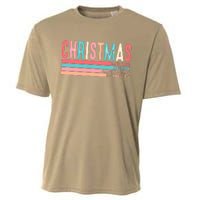 Retro ChristmasChristmas Funny Santa Claus Cooling Performance Crew T-Shirt