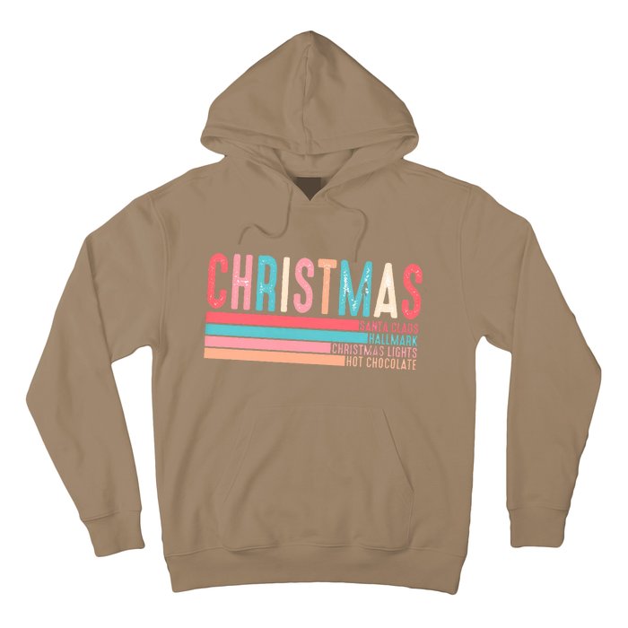 Retro ChristmasChristmas Funny Santa Claus Hoodie