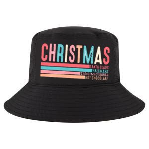 Retro ChristmasChristmas Funny Santa Claus Cool Comfort Performance Bucket Hat