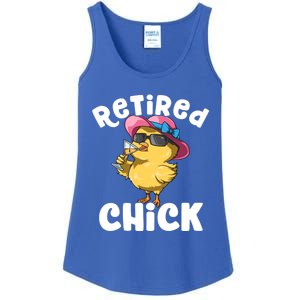 Retired Chick Funny Ladies Retired Moms Retirement Meaningful Gift Ladies Essential Tank