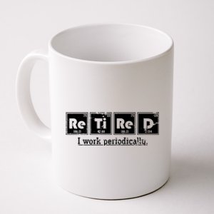 Retired Chemist Funny Gift Periodic Table Chemistry Coffee Mug