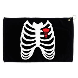 Rib Cage Funny Badminton Player Gift Grommeted Golf Towel