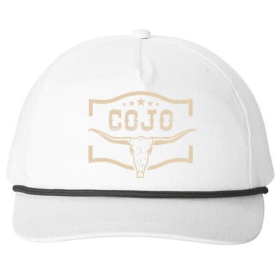 Retro Cojo Family Name Personalized Team Cojo Family Pride Snapback Five-Panel Rope Hat