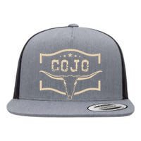 Retro Cojo Family Name Personalized Team Cojo Family Pride Flat Bill Trucker Hat