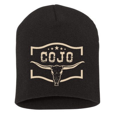 Retro Cojo Family Name Personalized Team Cojo Family Pride Short Acrylic Beanie