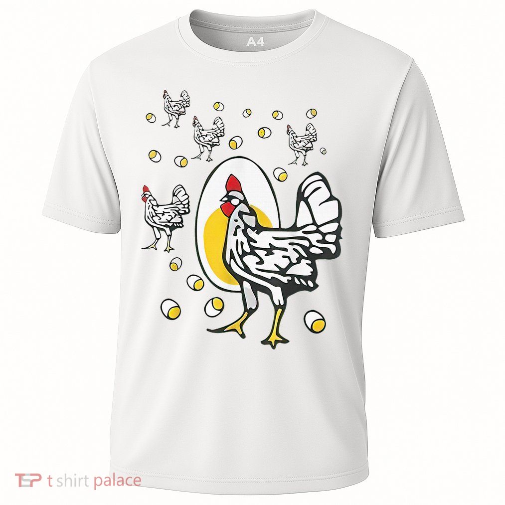 Roseanne Chicken Funny Roseanne Rooster And Egg Cooling Performance Crew T-Shirt
