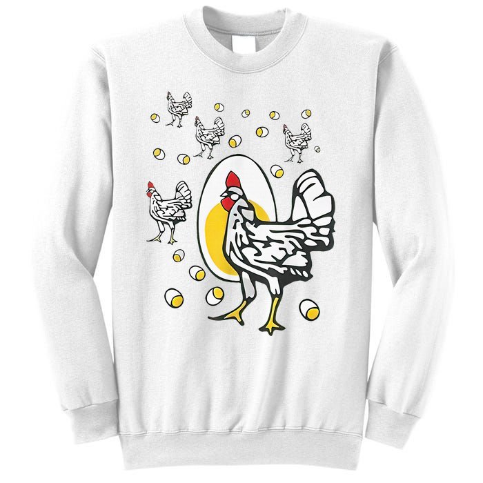 Roseanne Chicken Funny Roseanne Rooster And Egg Sweatshirt