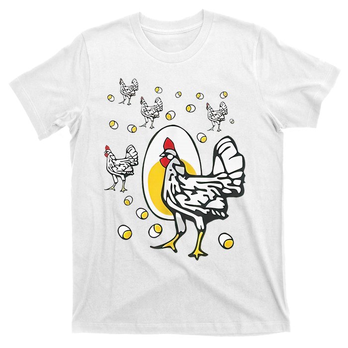 Roseanne Chicken Funny Roseanne Rooster And Egg T-Shirt