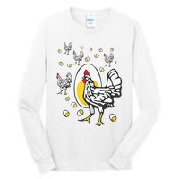 Roseanne Chicken Funny Roseanne Rooster And Egg Tall Long Sleeve T-Shirt