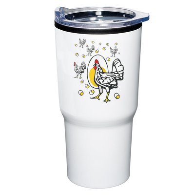 Roseanne Chicken Funny Roseanne Rooster And Egg Tumbler