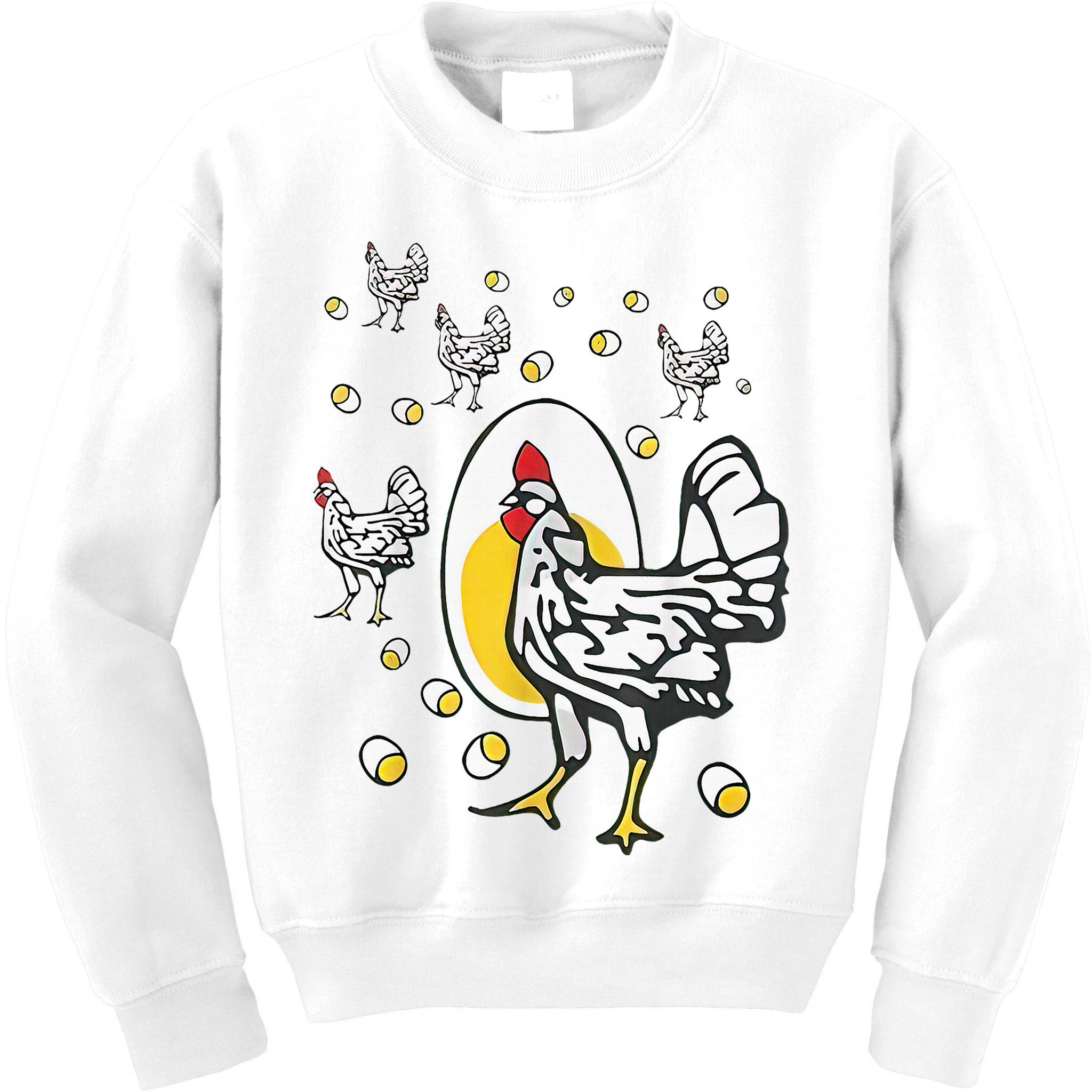 Roseanne Chicken Funny Roseanne Rooster And Egg Kids Sweatshirt