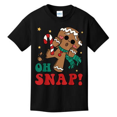 Retro Christmas Gingerbread Family Fun Holiday Gift Kids T-Shirt