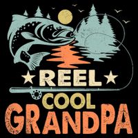 Reel Cool Grandpa Fishing Lover Vintage Father's Day Womens Tank Top
