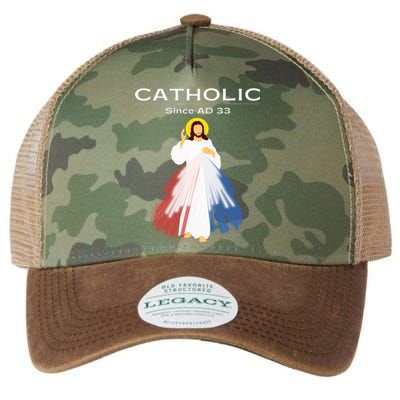 Roman Catholic Gift Since AD 33 Legacy Tie Dye Trucker Hat