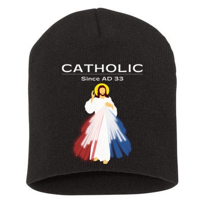 Roman Catholic Gift Since AD 33 Short Acrylic Beanie