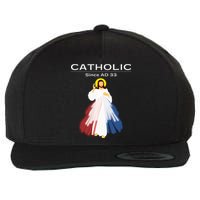 Roman Catholic Gift Since AD 33 Wool Snapback Cap