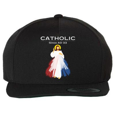 Roman Catholic Gift Since AD 33 Wool Snapback Cap