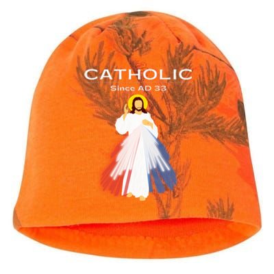 Roman Catholic Gift Since AD 33 Kati - Camo Knit Beanie