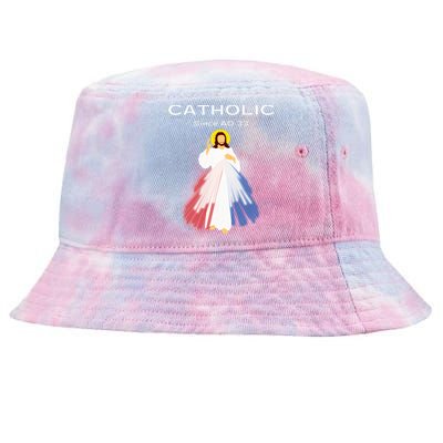 Roman Catholic Gift Since AD 33 Tie-Dyed Bucket Hat