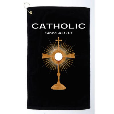 Roman Catholic Gift Since AD 33 Platinum Collection Golf Towel