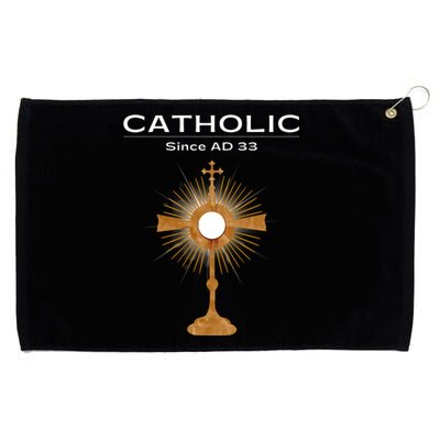 Roman Catholic Gift Since AD 33 Grommeted Golf Towel