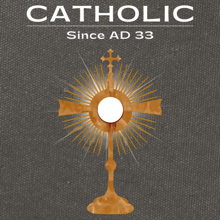 Roman Catholic Gift Since AD 33 Cotton Canvas Backpack