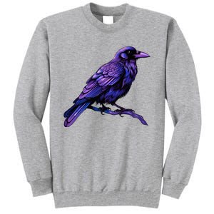 Raven Crow Graphic Tall Sweatshirt