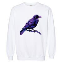 Raven Crow Graphic Garment-Dyed Sweatshirt